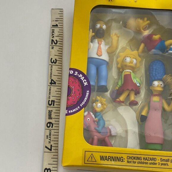 Set of 5 Homer Bart Lisa Maggie Marg PVC Figurines Multicolor OS - Picture 4 of 5